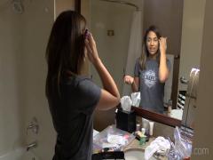 Hotel casting with young sodomized latin