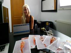 This young model will fuck to get a job